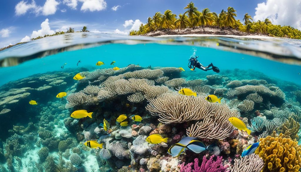 snorkeling excursion at Thatch Caye, Belize